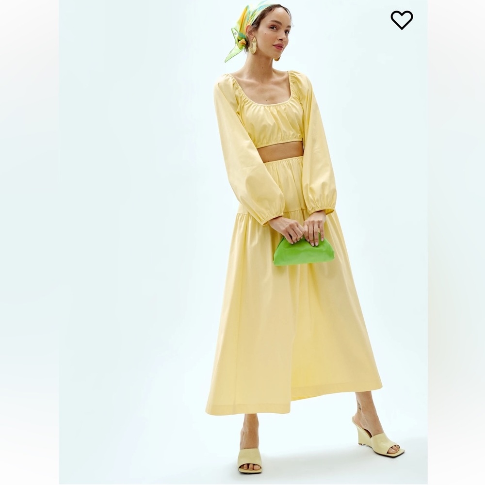 Reformation Yuli Two Piece Maxi Skirt Set